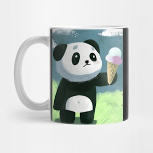 Panda with Ice Cream Mug